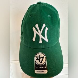 '47 Clean Up New York Yankees Green Baseball Cap - Adjustable